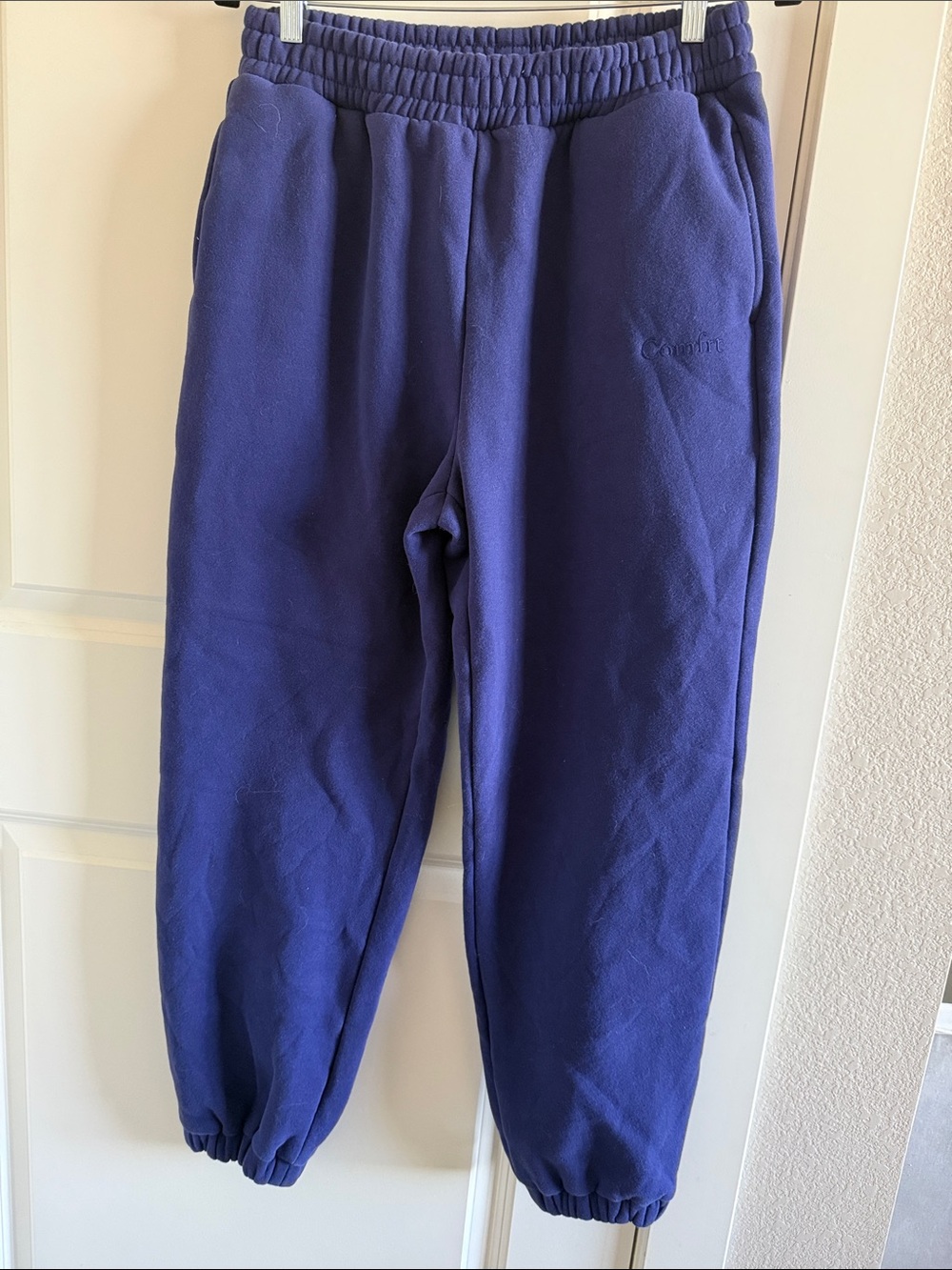 Women's Purple Fleece Jogger Pants